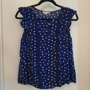 Sleeveless Floral Top